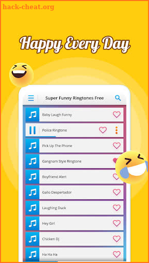 Funny ringtones screenshot