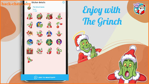 Funny Santa Claus Stickers WAStickerApps screenshot