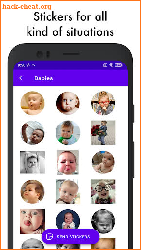 Funny Stickers - A sticker for each situation screenshot