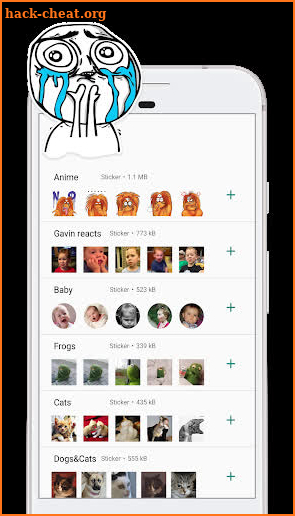 Funny WAStickers - Stickers for WA screenshot