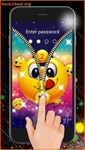 Funny Zipper Emoji 3D Live Lock Screen Wallpapers screenshot