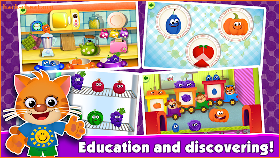 FunnyFood Kindergarten learning games for toddlers screenshot