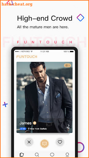 FunTouch-High end dating platform screenshot