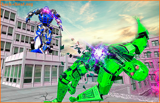 Furious Lion Car Transform Robot Strike Army screenshot