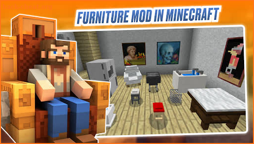 Furniture Minecraft Mod screenshot