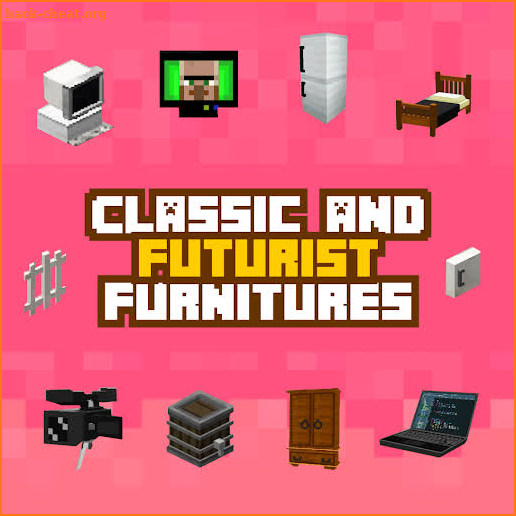 Furnitures MOD: Minecraft PE screenshot