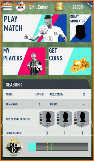 FUT 19 DRAFT / SEASONS SIMULATOR screenshot