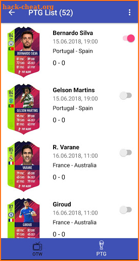 FUT Alert screenshot