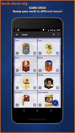 FUT Card Builder 19 screenshot