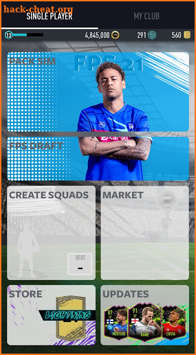 FUT PACK SIMULATOR 21 screenshot