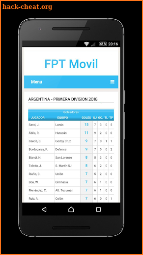 Futbol Argentino - Superliga en Vivo screenshot