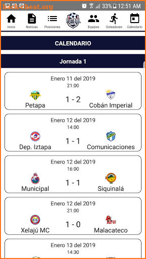 Fútbol Chapin screenshot