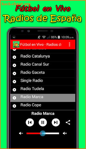 Fútbol en Vivo - Radios de España screenshot