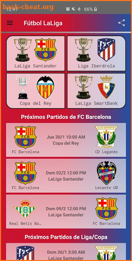 Futbol LaLiga screenshot