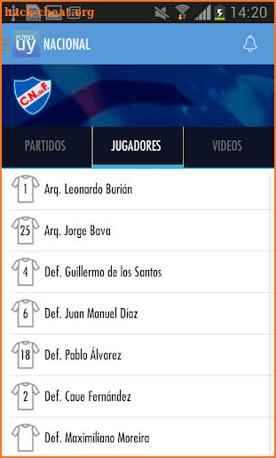 Fútbol Uruguay screenshot