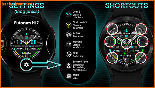 Futorum H17 Hybrid watch face screenshot