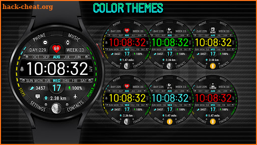 Futorum H2 Digital watch face screenshot