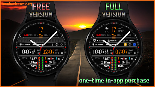 Futorum H7 Digital watch face screenshot