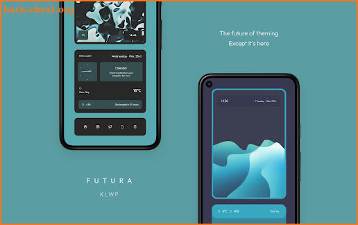 Futura KLWP screenshot