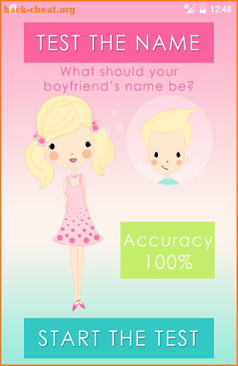 Future Boyfriend's Name Test screenshot