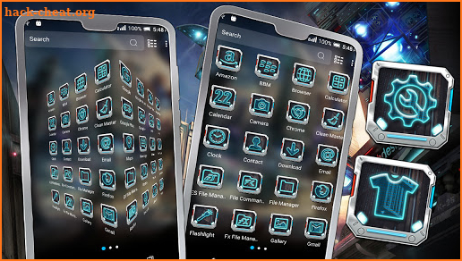 Future City Launcher Theme screenshot