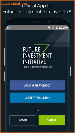 Future Investment Initiative 2018 screenshot