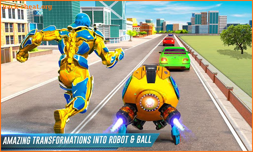 Futuristic Ball Robot Transform: Robot Games screenshot