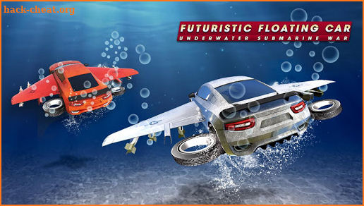 Futuristic Floating Car Underwater Submarine War screenshot