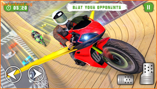 Futuristic Flying Bike Game screenshot