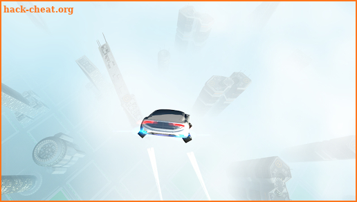 Futuristic Flying Car Driving screenshot