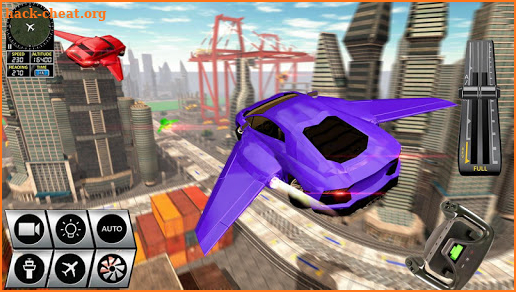 Futuristic Flying Car Racer screenshot