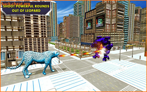 Futuristic Robot Car Transform: Leopard Robot Car screenshot