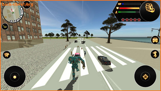 Futuristic Robot Flying Ball Battle screenshot