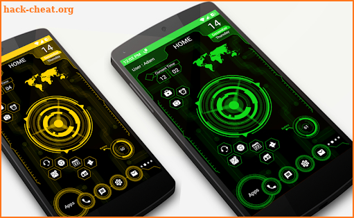 Futuristic UI Launcher 2018 - Hitech Theme screenshot