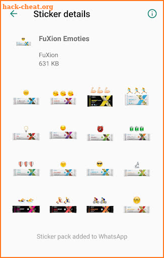 FuXion Stickers screenshot