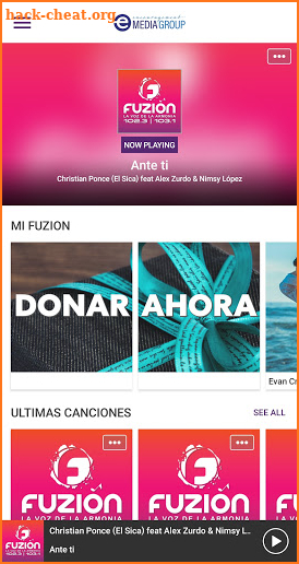 Fuzión Radio screenshot