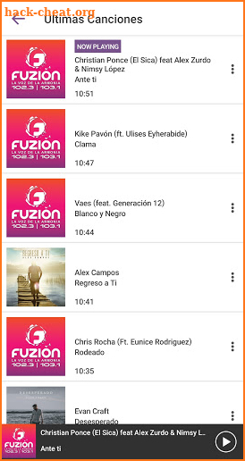 Fuzión Radio screenshot