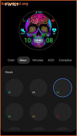 FW101 Digital Watch Face screenshot