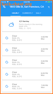 FWeather screenshot