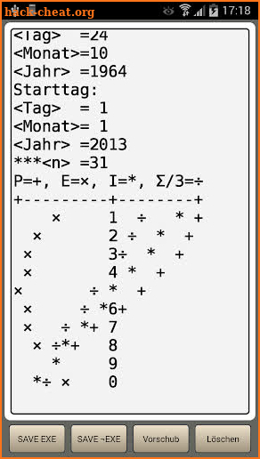 FX-602P scientific calculator screenshot