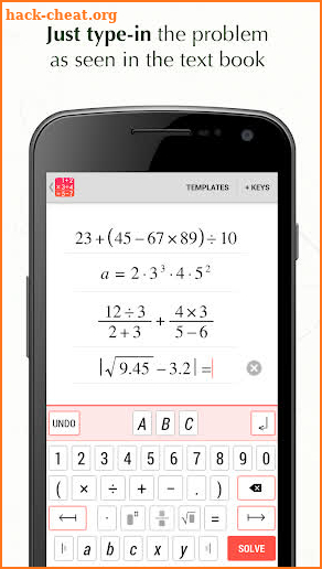 FX Math Junior Problem Solver screenshot