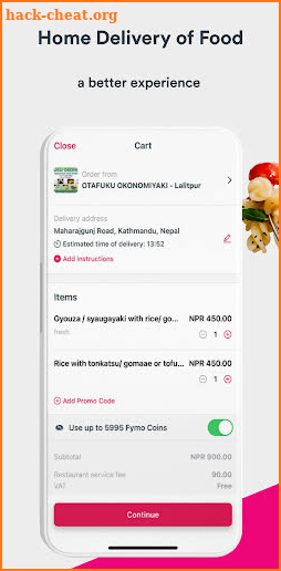 Fymo - Best food delivery and saving on eating out screenshot