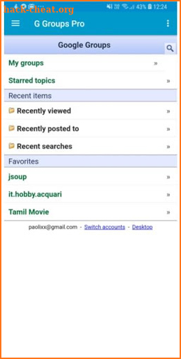 G Groups Pro screenshot