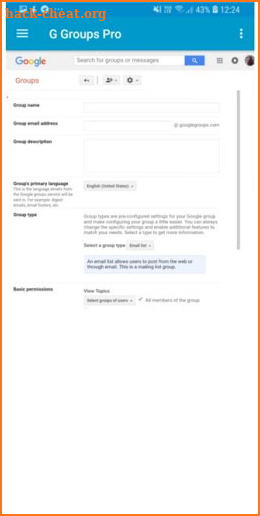 G Groups Pro screenshot