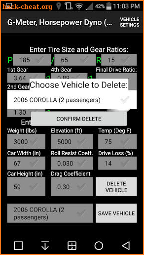 G-Meter, GPS Torque & Hp Dyno screenshot