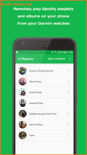 G-Playlists screenshot