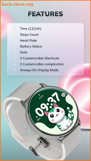 G001 Cats Watch Face screenshot