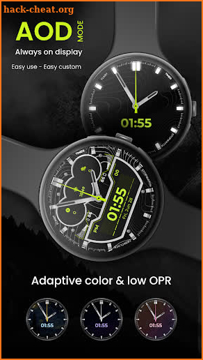 G013 Neon Hybrid Watch Face screenshot