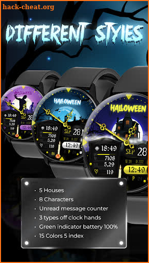 G026 Halloween Watch Face screenshot