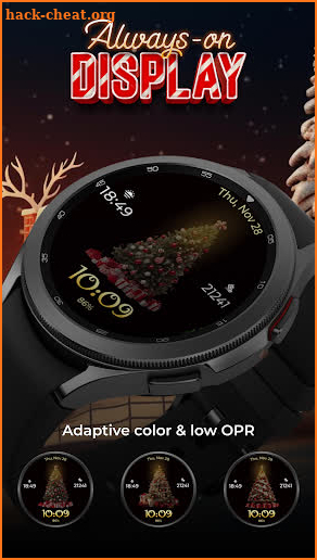 G058 Christmas Tree Watch Face screenshot